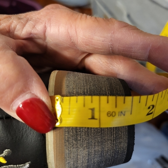 NEW Black Embroidered Boots 7.5 low heel slipon - Picture 8 of 8